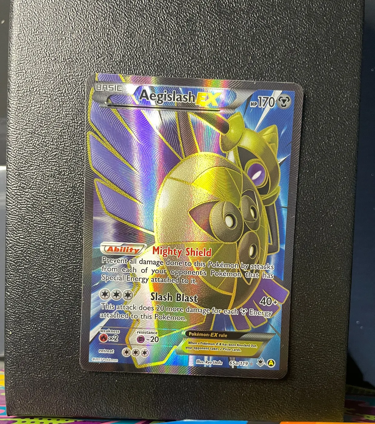 Aegislash EX 65a/119 - Frente