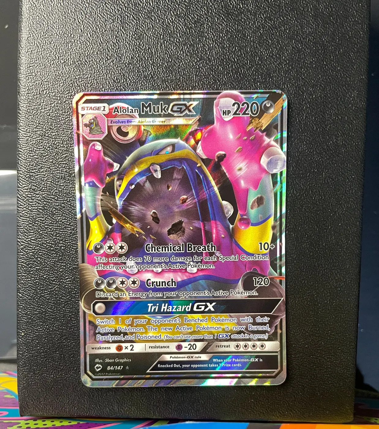 Alolan Muk GX 84/147 - Frente