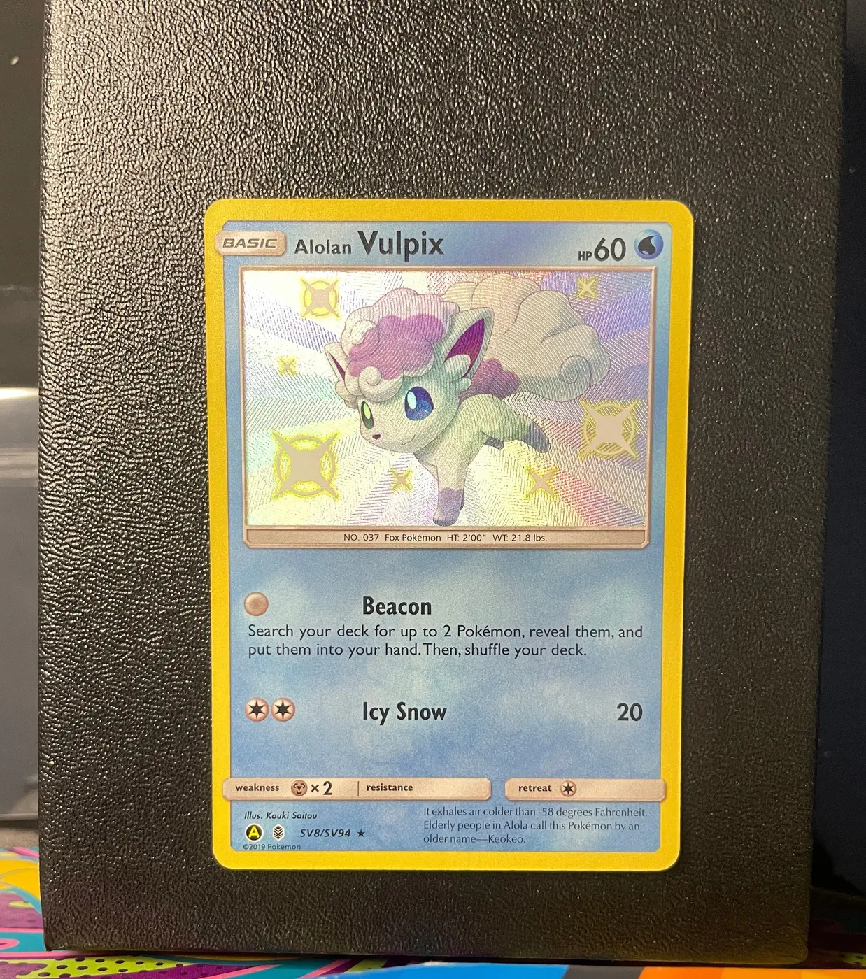 Alolan Vulpix SV8/SV94 - Frente