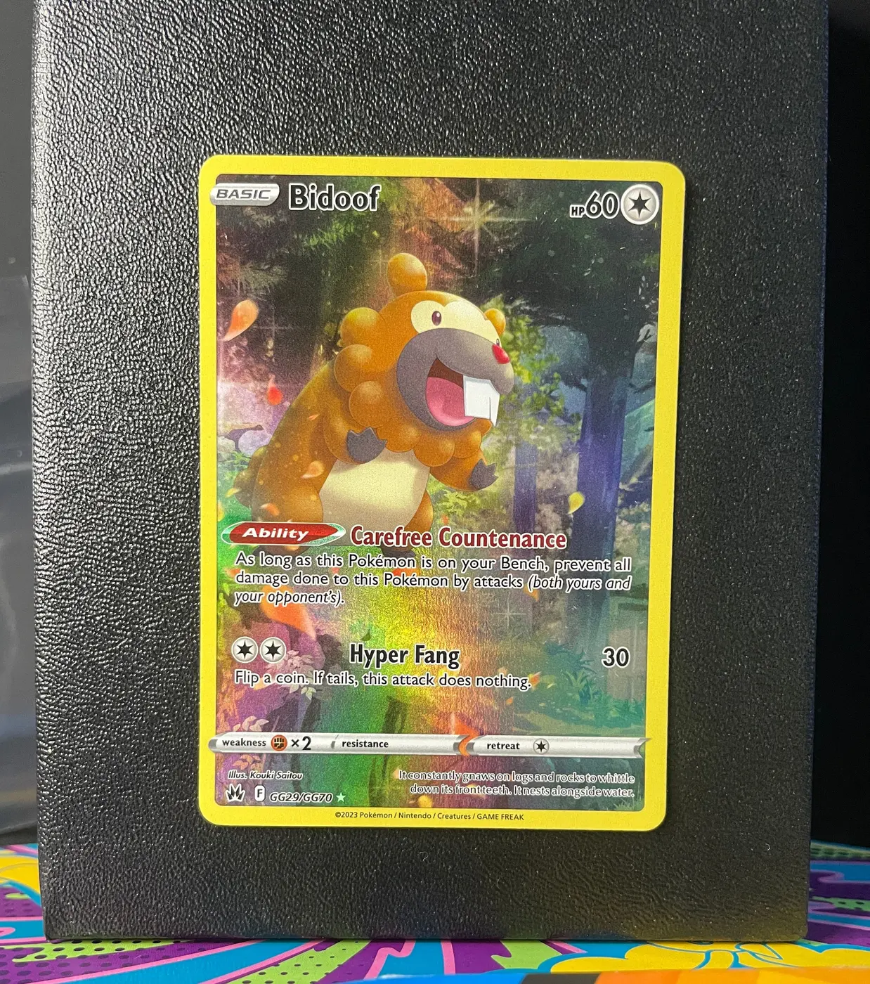 Bidoof GG29/GG70 - Frente