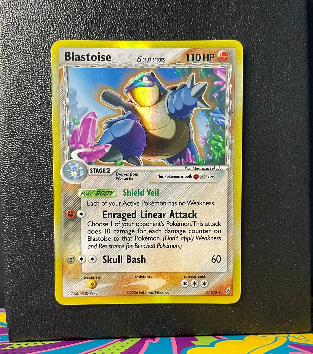 Blastoise δ 2/100 - Frente