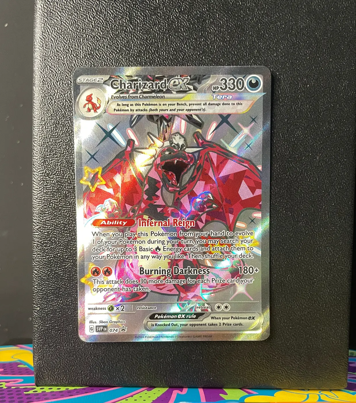 Charizard ex 074 - Frente