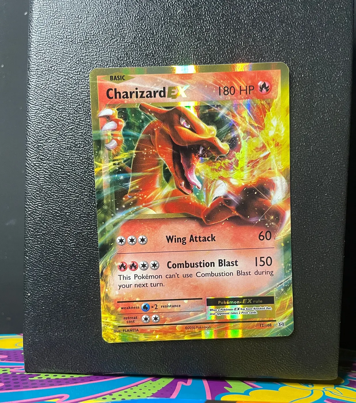Charizard EX 12/108 - Frente