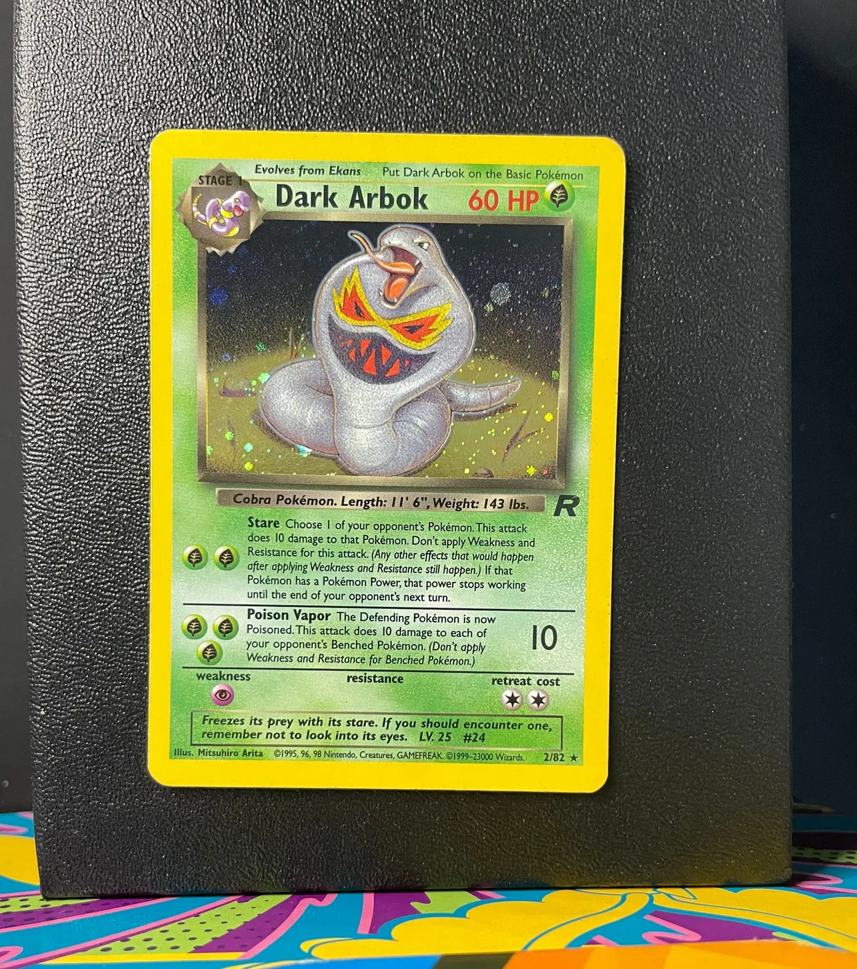 Dark Arbok 2/82 - Frente