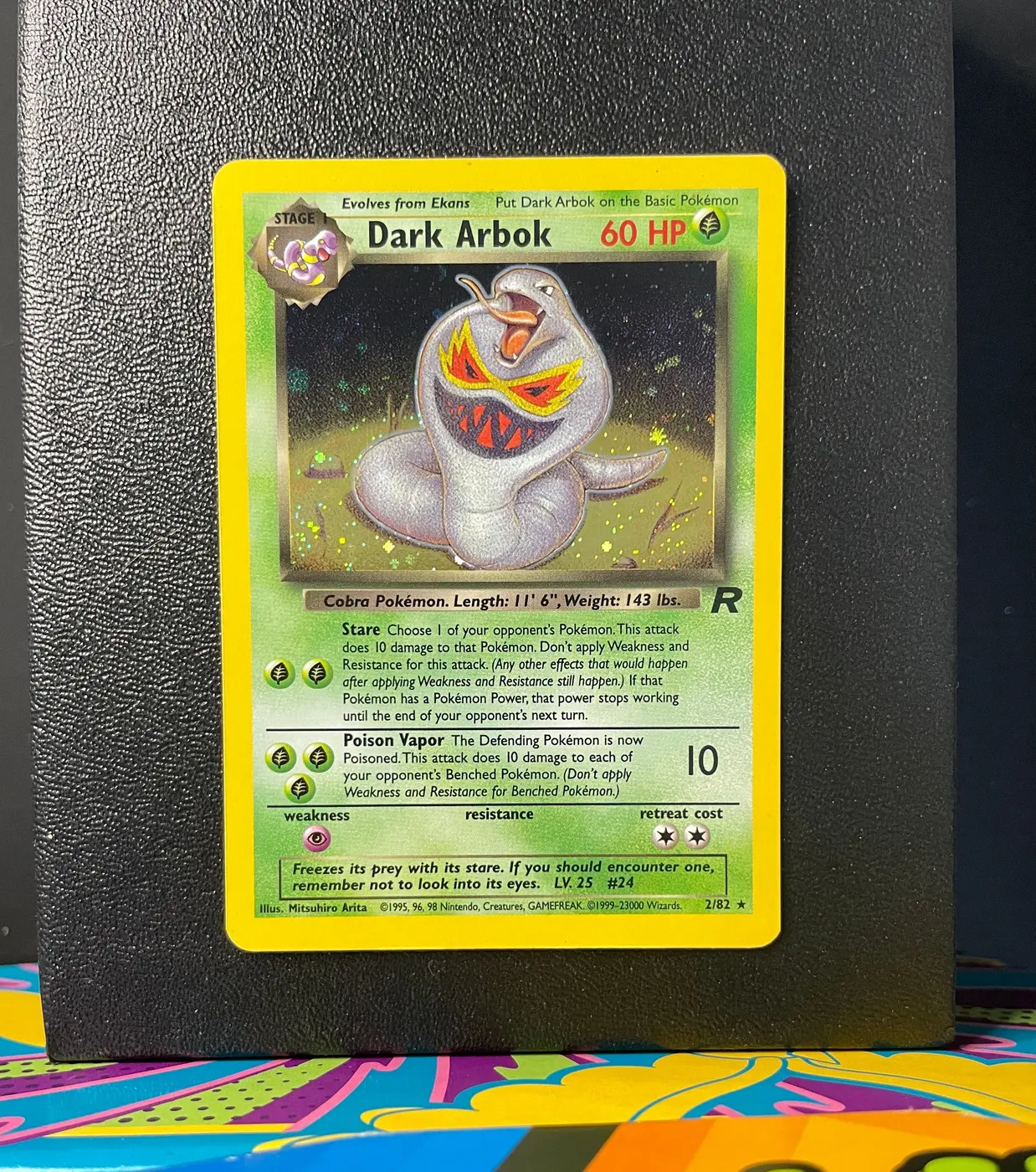 Dark Arbok 2/82 - Frente