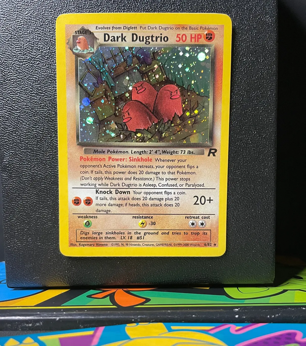 Dark Dugtrio 6/82 - Frente