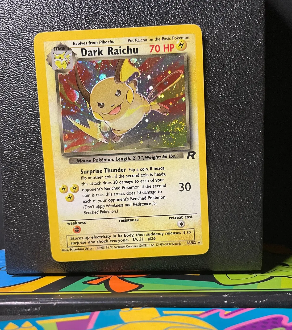 Dark Raichu 83/82 - Frente