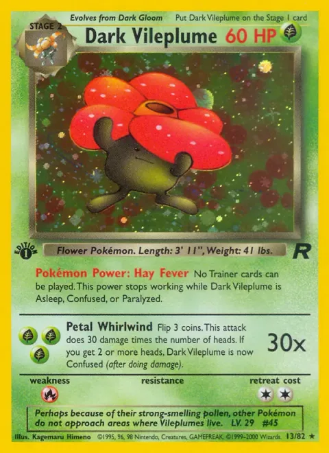 Dark Vileplume 13/82