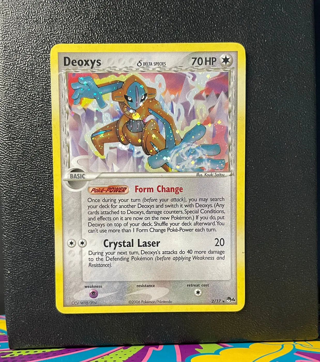 Deoxys δ 2/17 - Frente