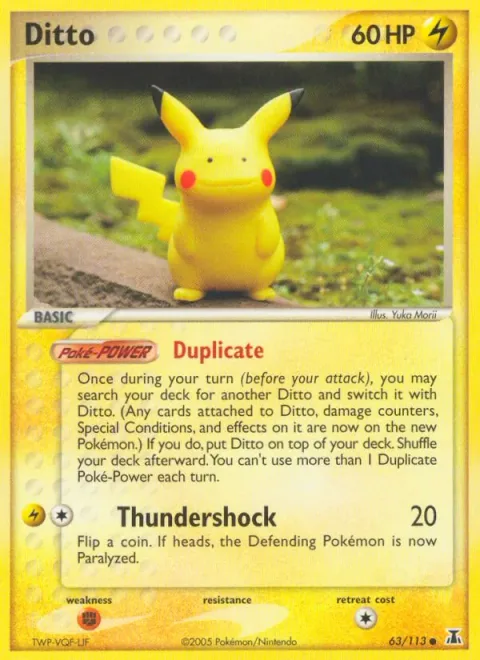 Ditto (Pikachu) 63/113
