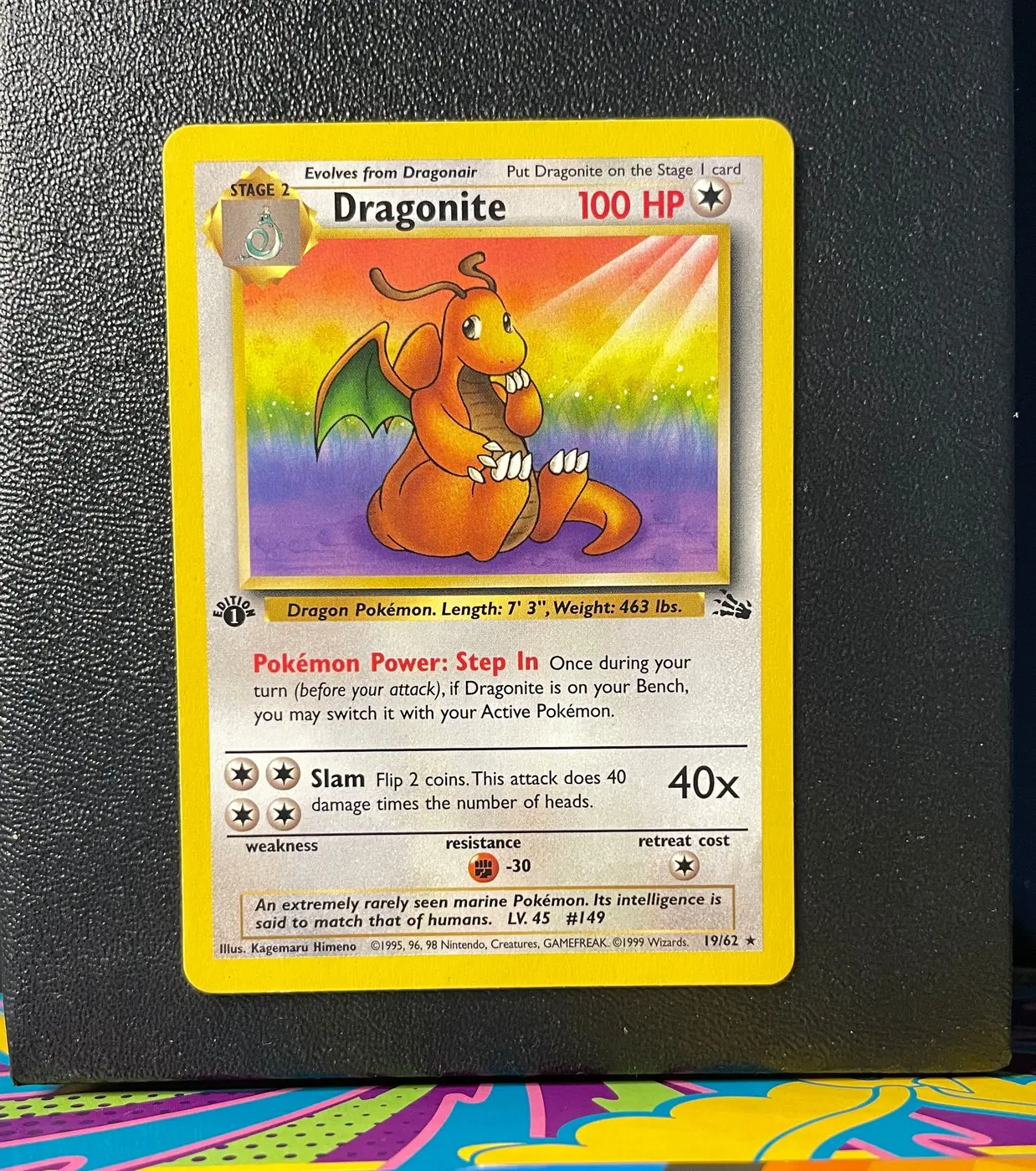 Dragonite 19/62 - Frente