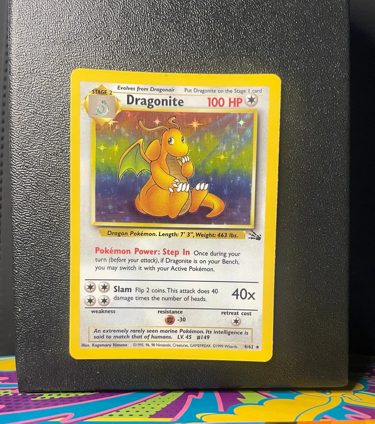 Dragonite 4/62 - Frente