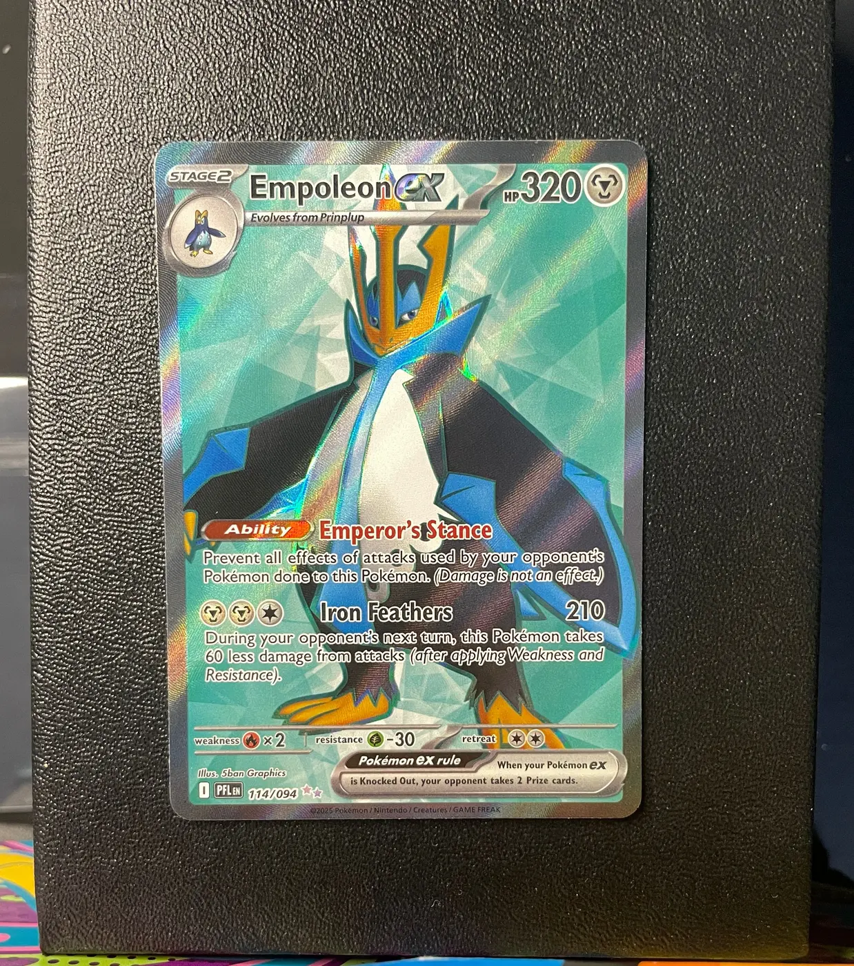Empoleon ex 114/094 - Frente