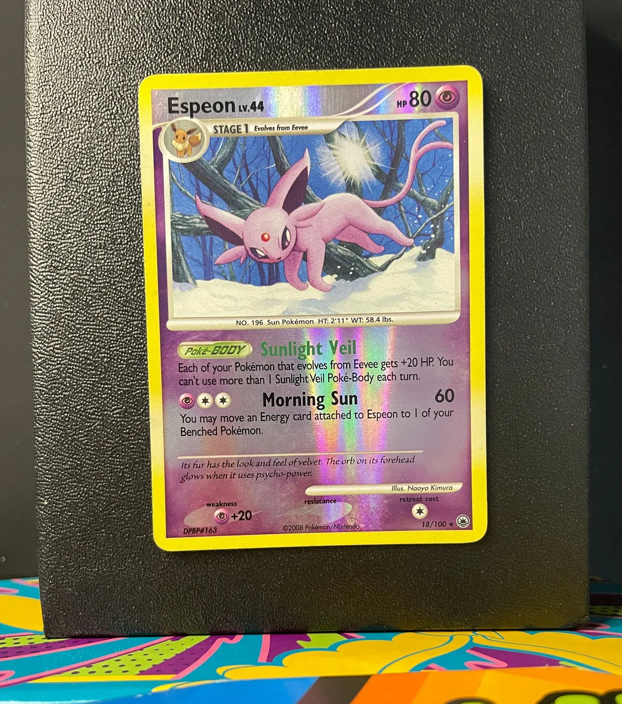 Espeon 18/100 - Frente