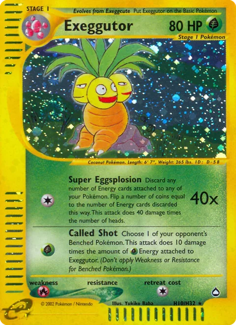 Exeggutor H10/H32