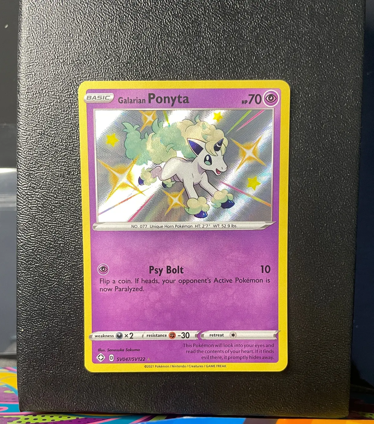 Galarian Ponyta SV047/SV122 - Frente