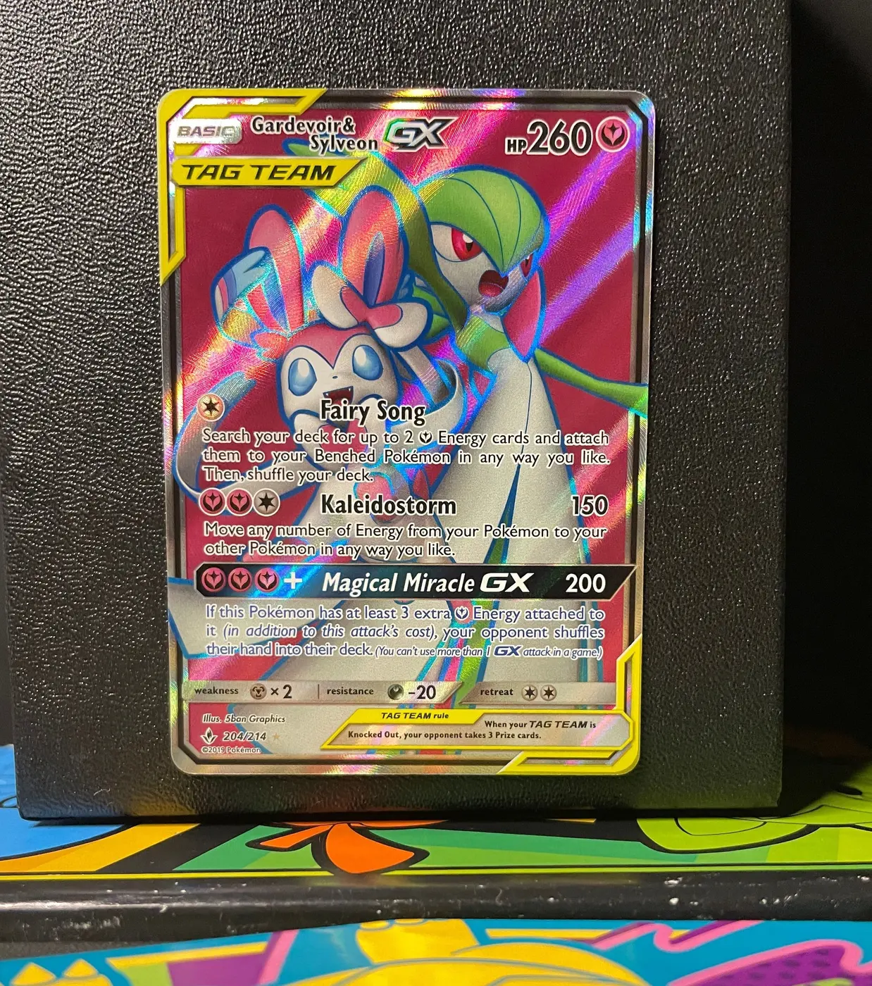 Gardevoir & Sylveon GX 204/214 - Frente