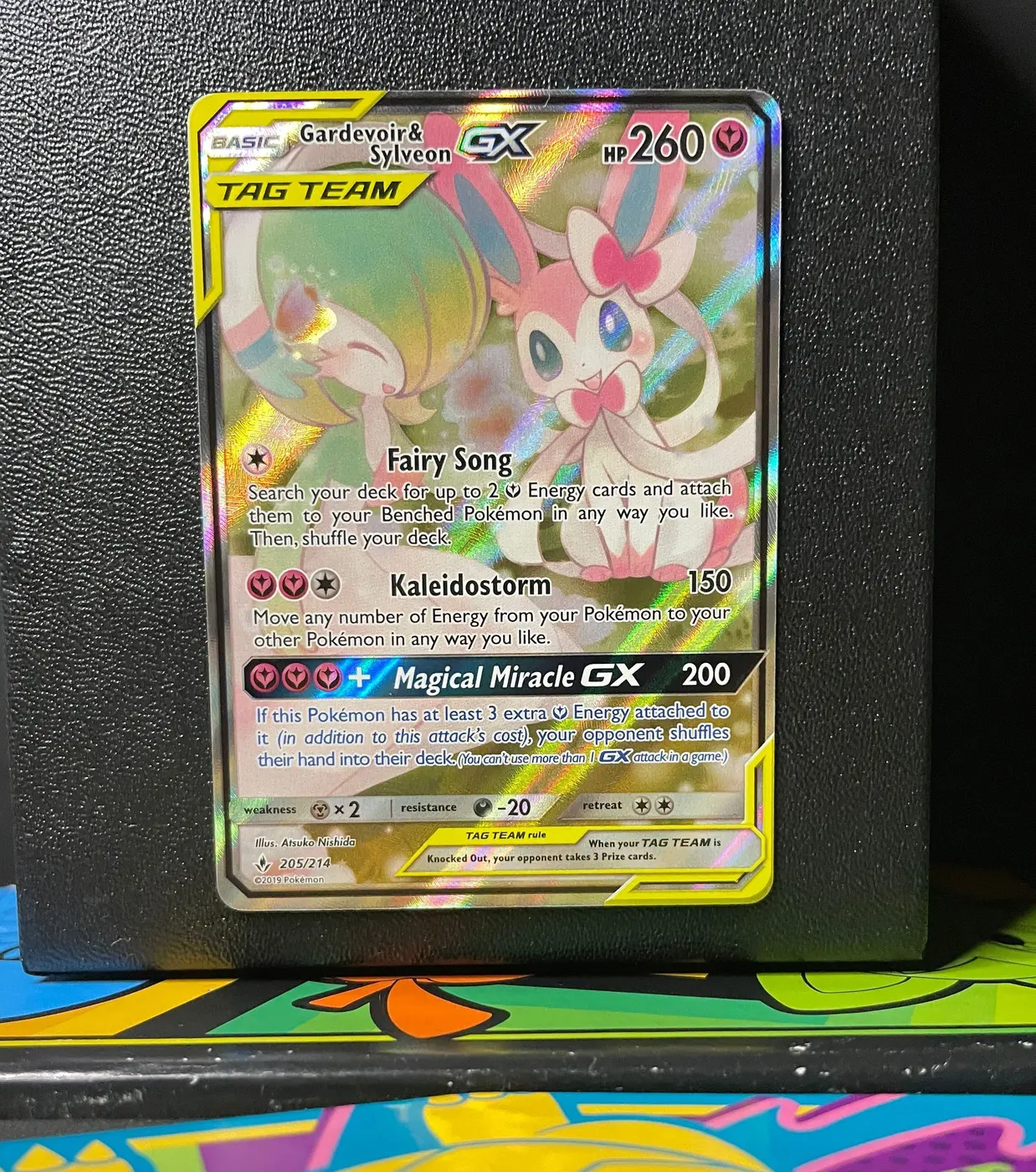 Gardevoir & Sylveon GX 205/214 - Frente