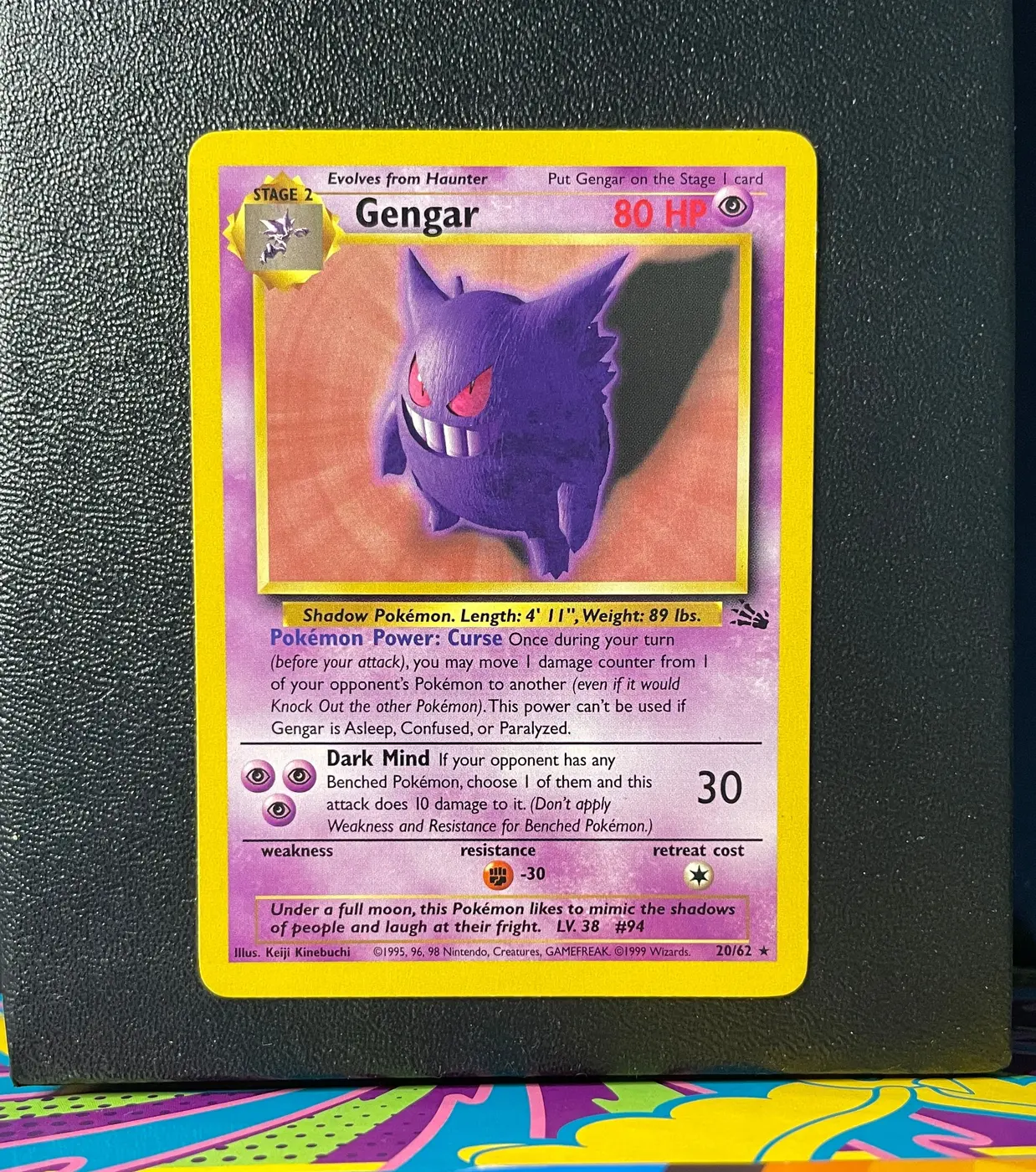 Gengar 20/62 - Frente