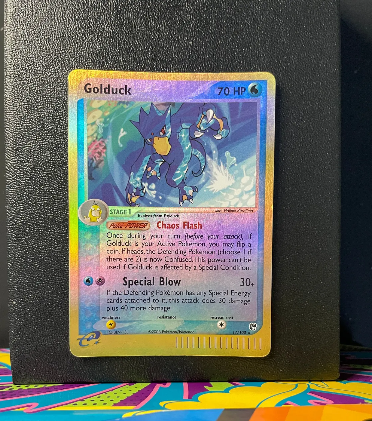Golduck 17/100 - Frente