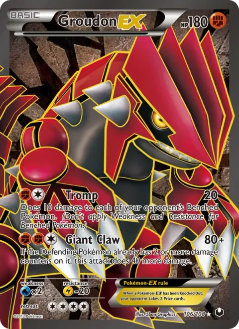 Groudon EX 106/108