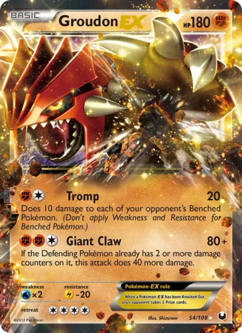 Groudon EX 54/108