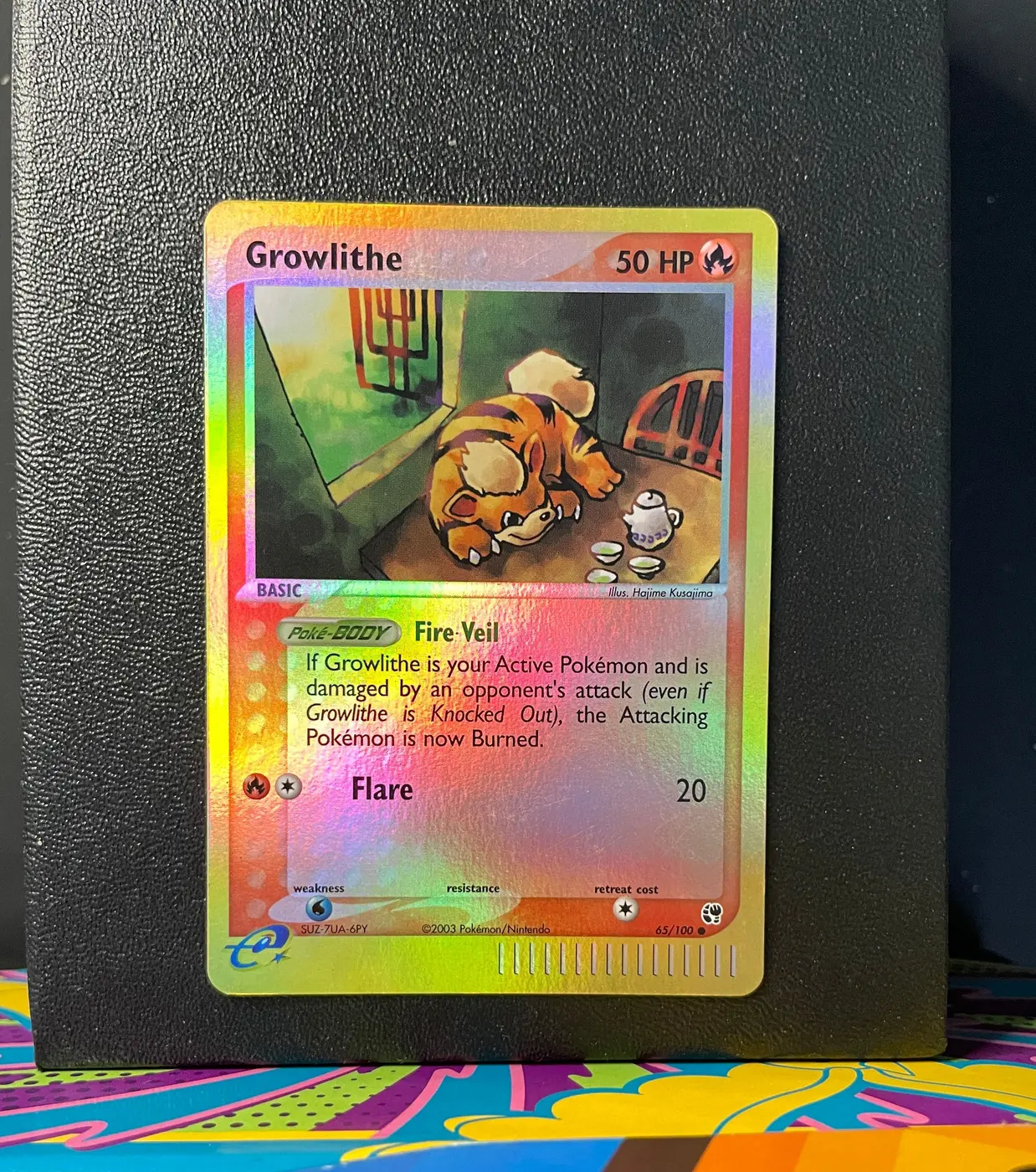 Growlithe 65/100 - Frente