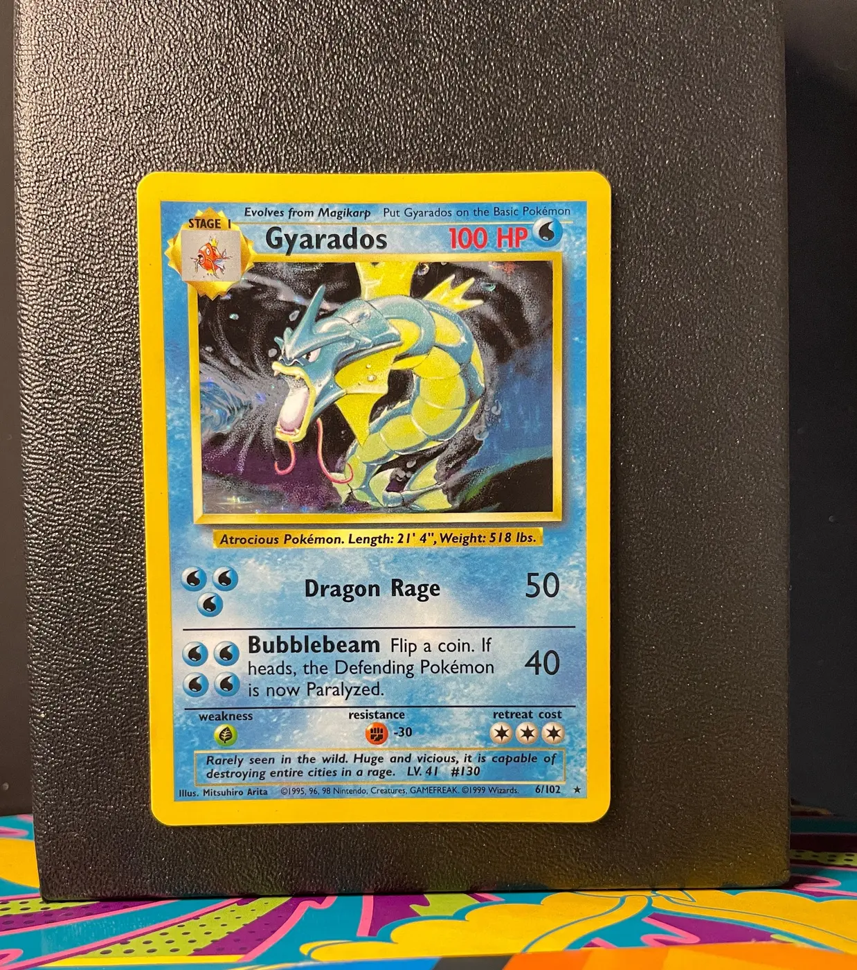 Gyarados 6/102 - Frente