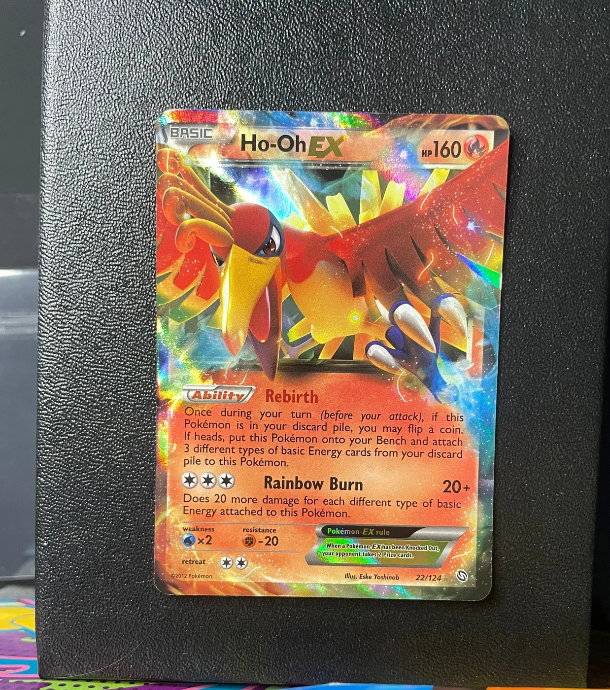 Ho-Oh EX 22/124 - Frente