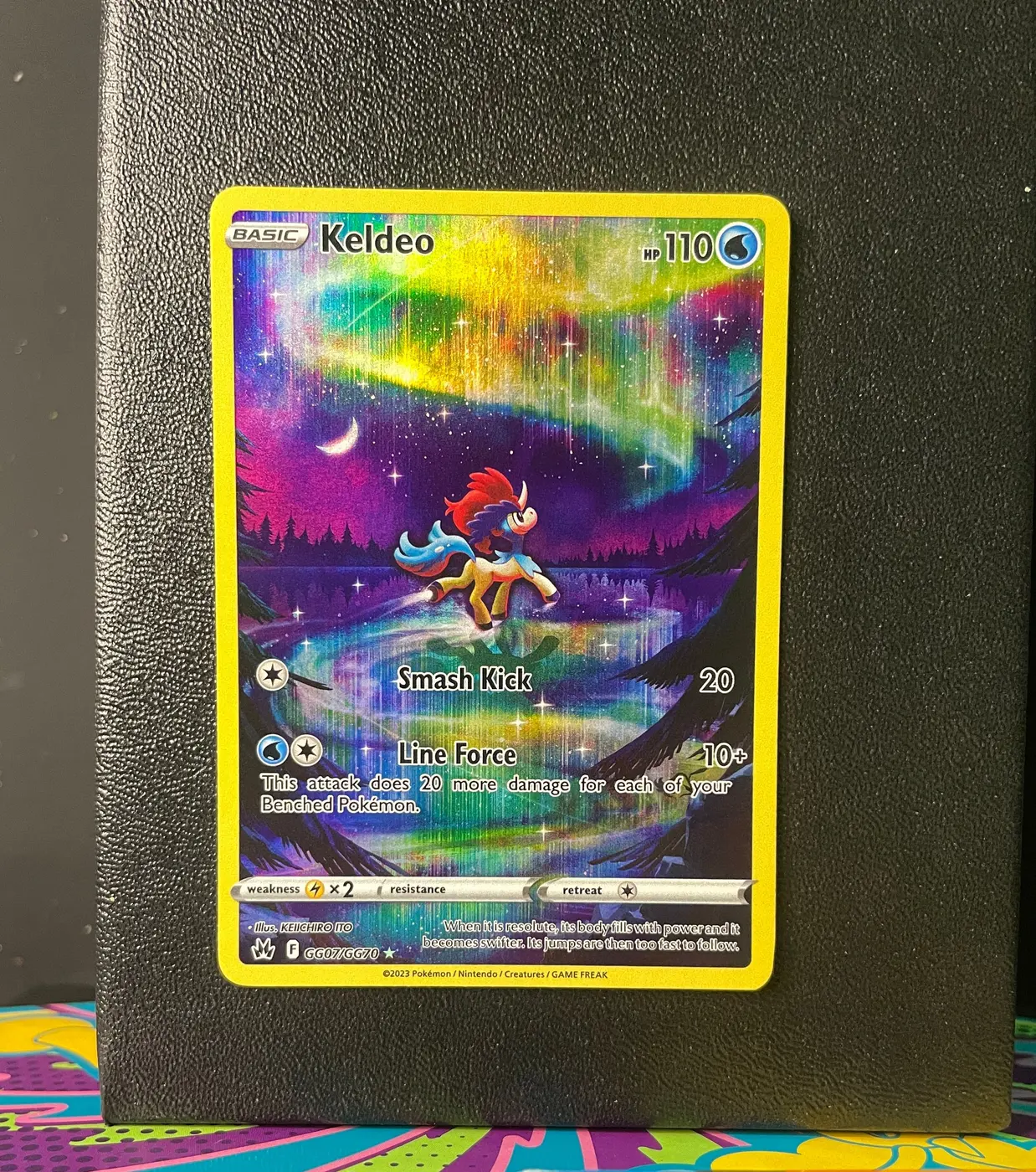Keldeo GG07/GG70 - Frente