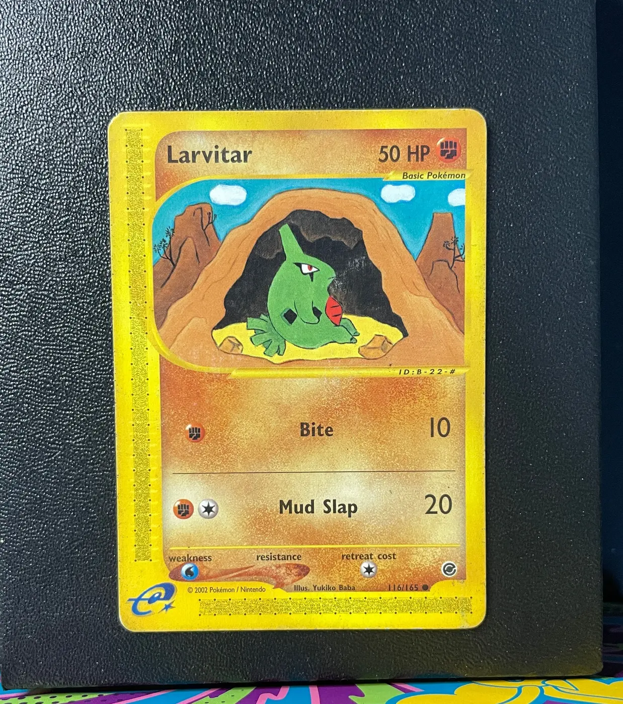 Larvitar 116/165 - Frente