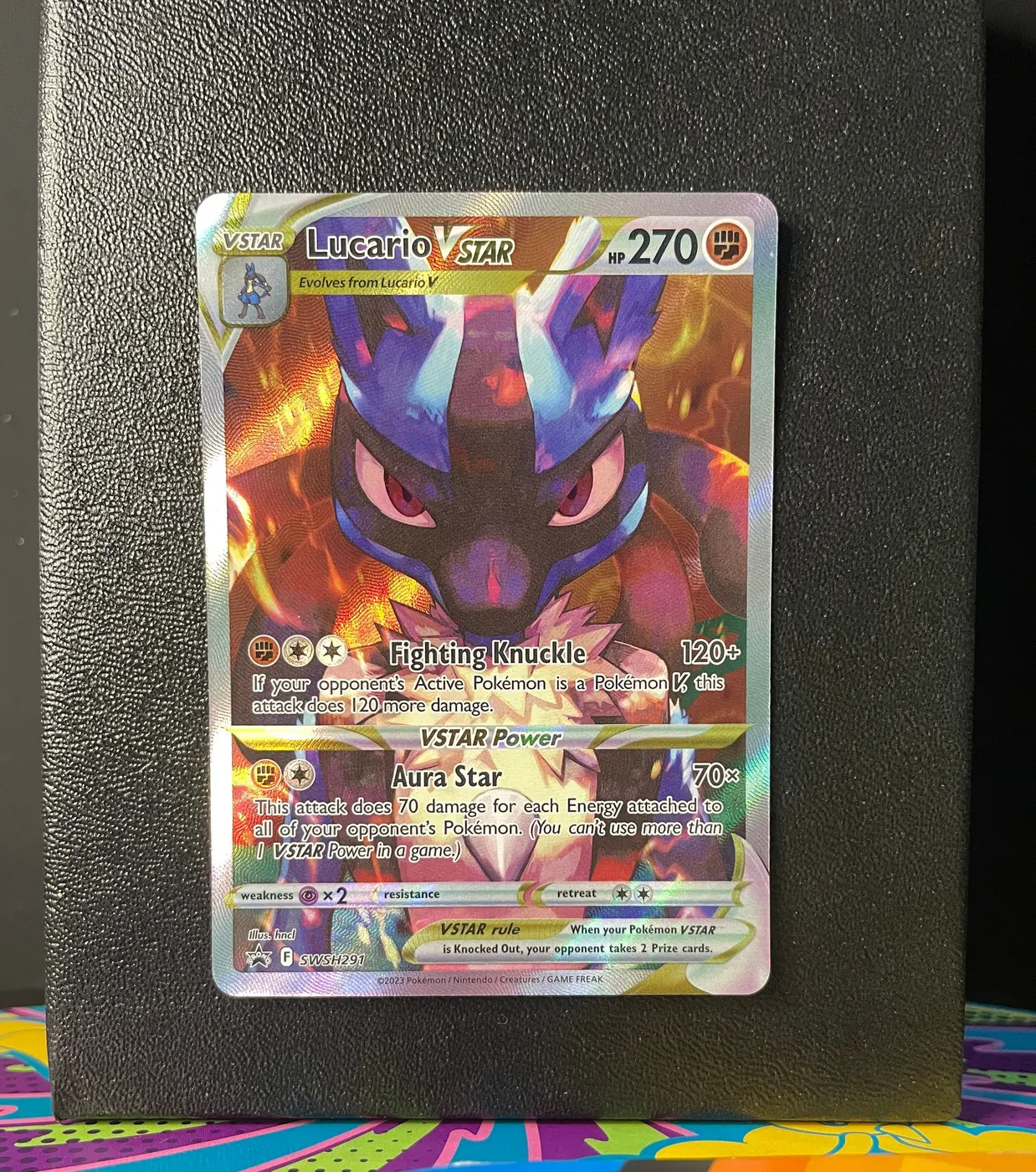 Lucario VSTAR SWSH291 - Frente