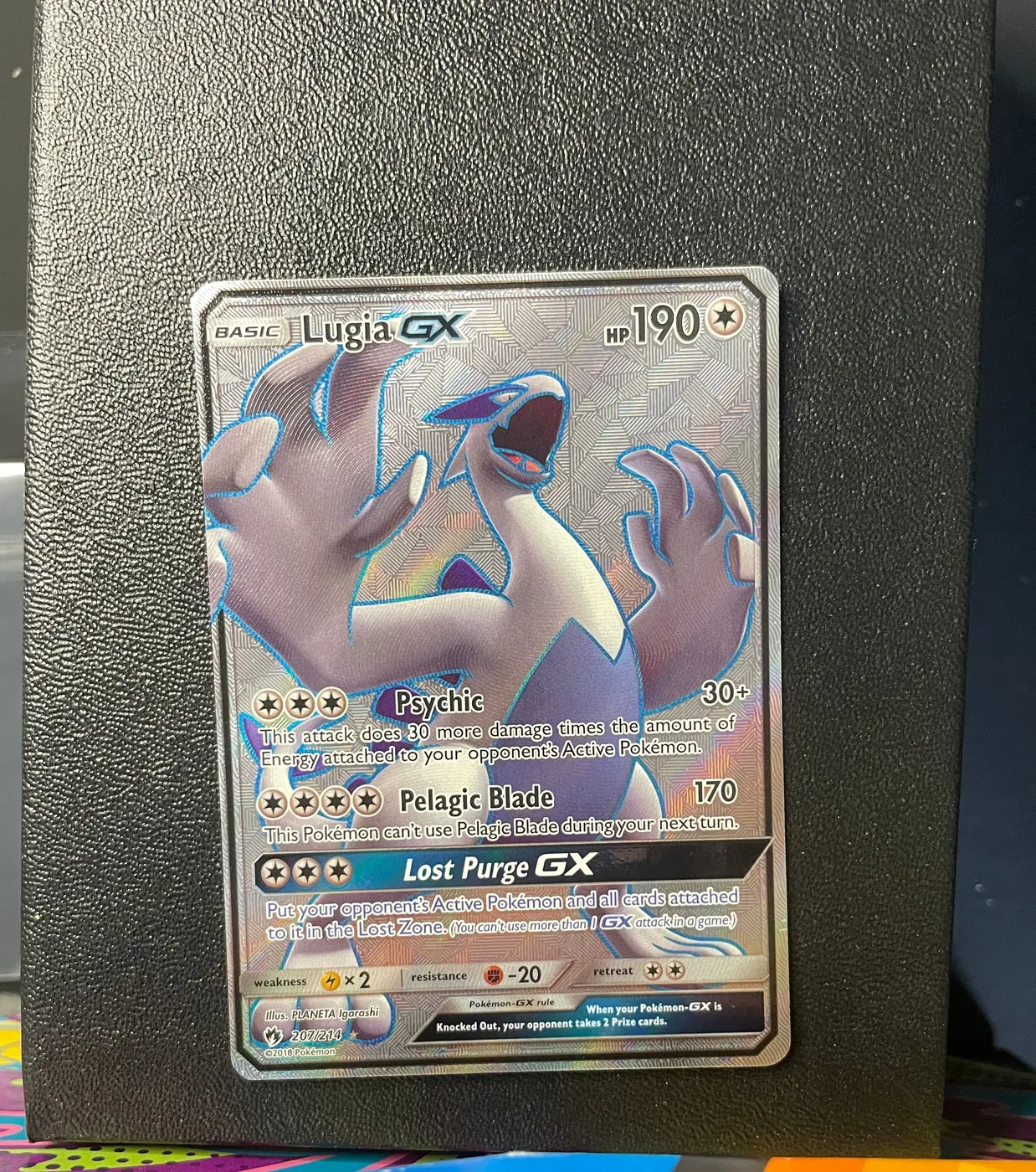 Lugia GX 207/214 - Frente