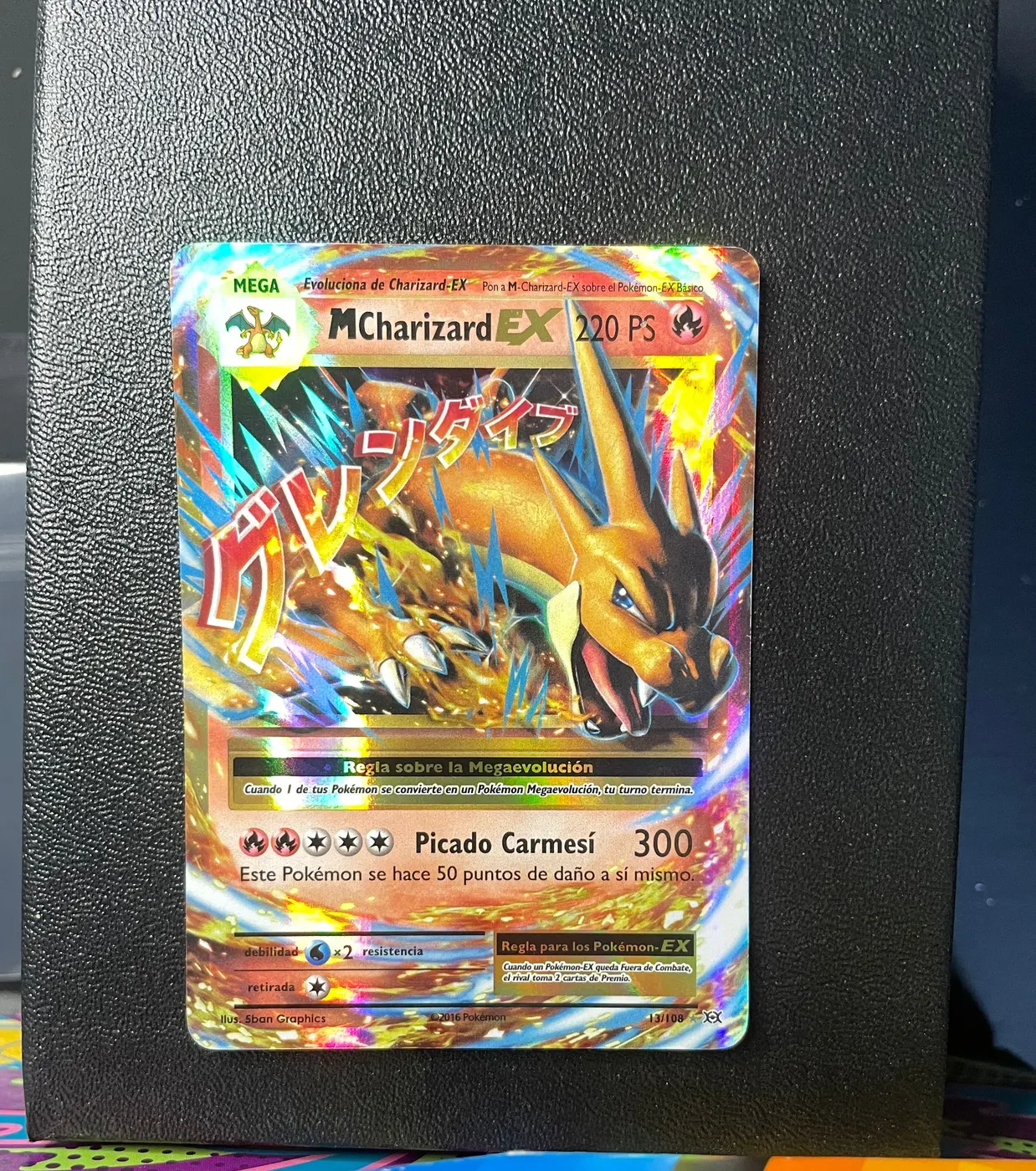 M Charizard EX 13/108 - Frente