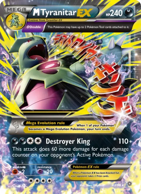 M Tyranitar EX 43/98