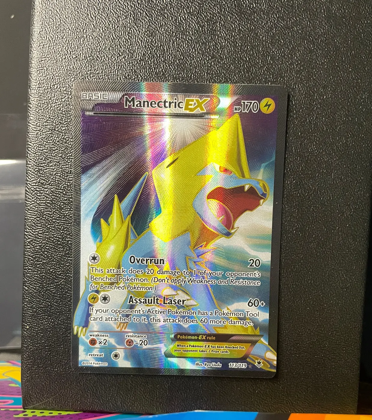 Manectric EX 113/119 - Frente