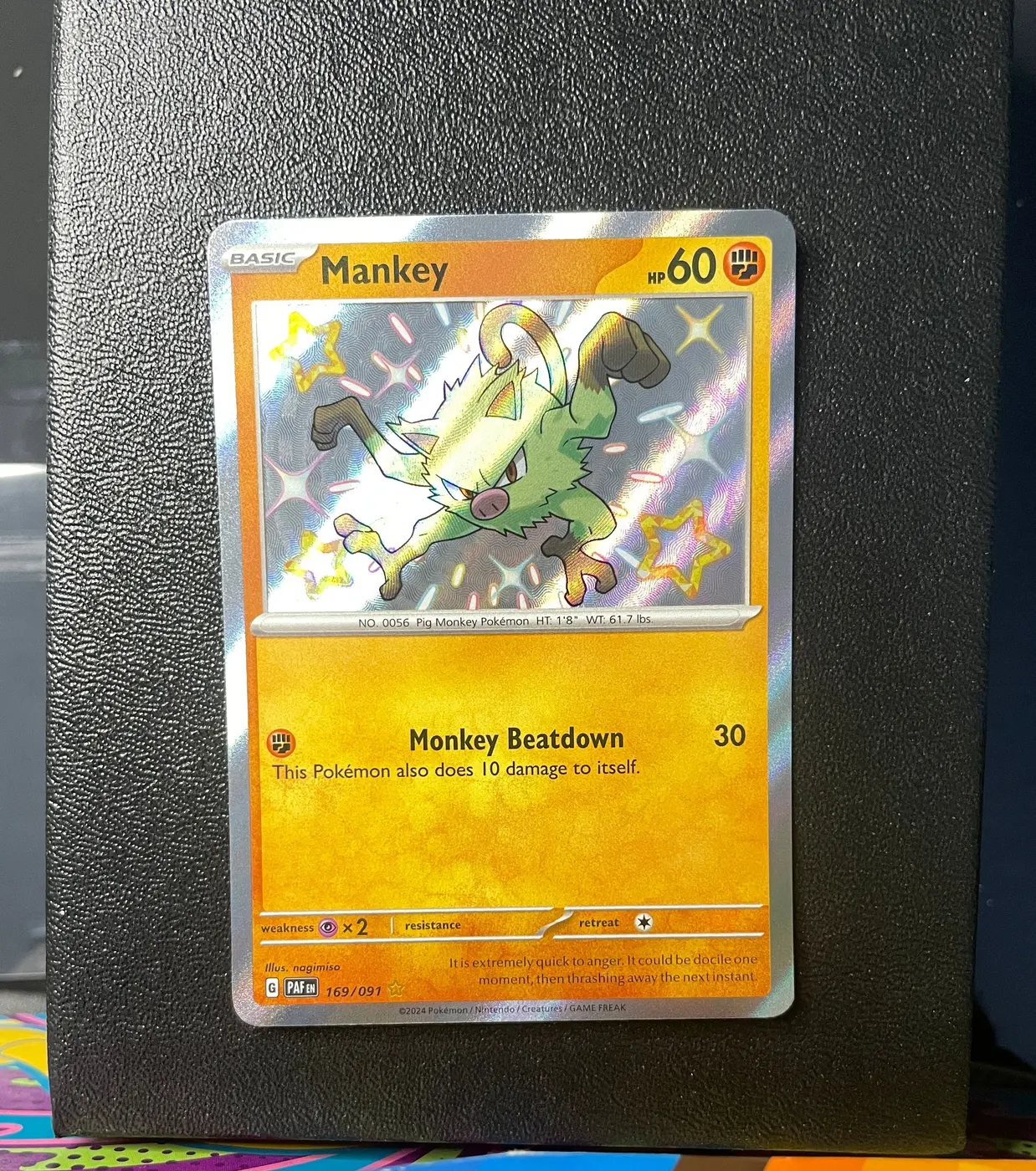 Mankey 169/091 - Frente
