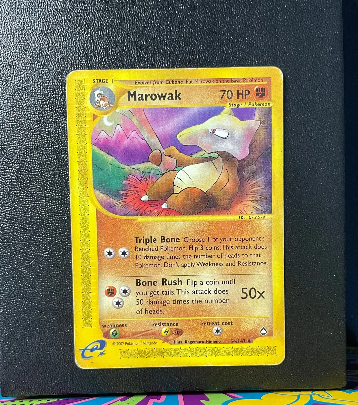 Marowak 54/147 - Frente