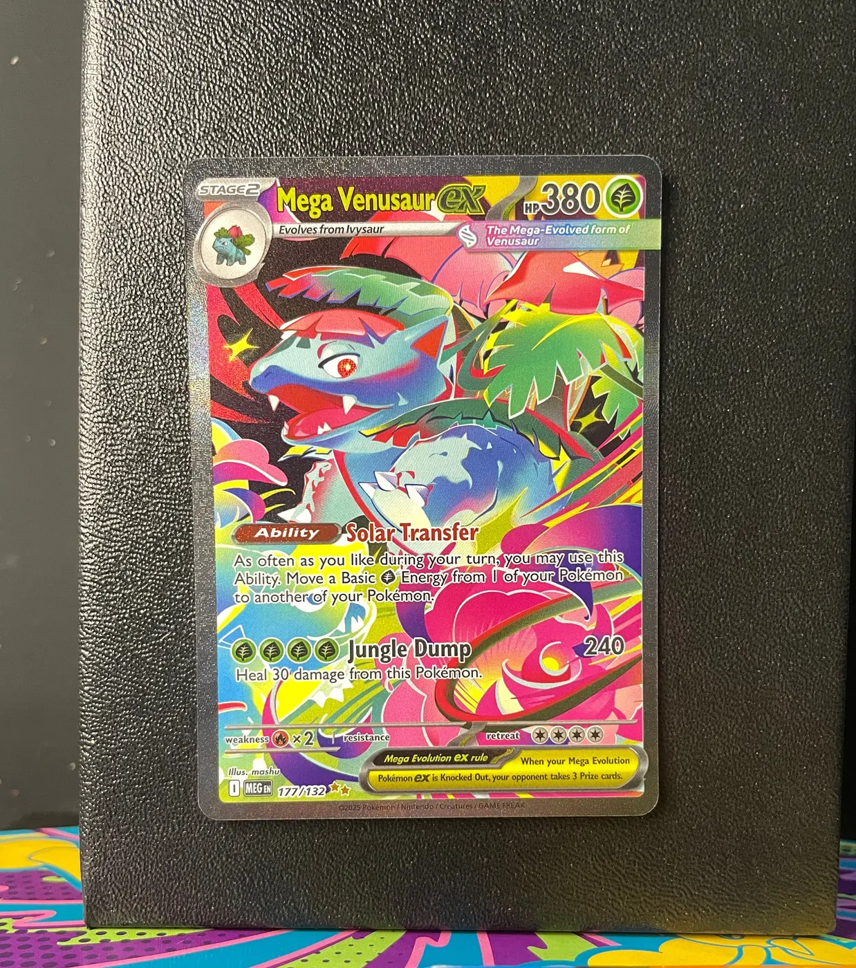 Mega Venusaur ex 177/132 - Frente