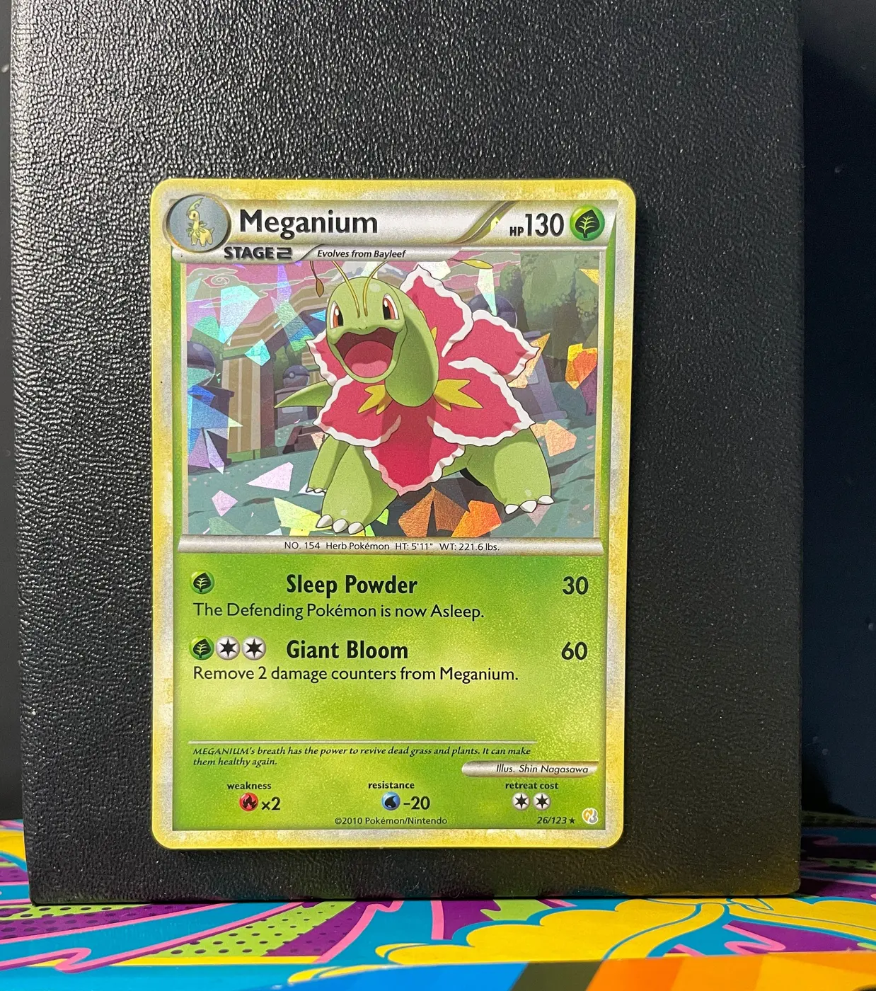 Meganium 26/123 - Frente