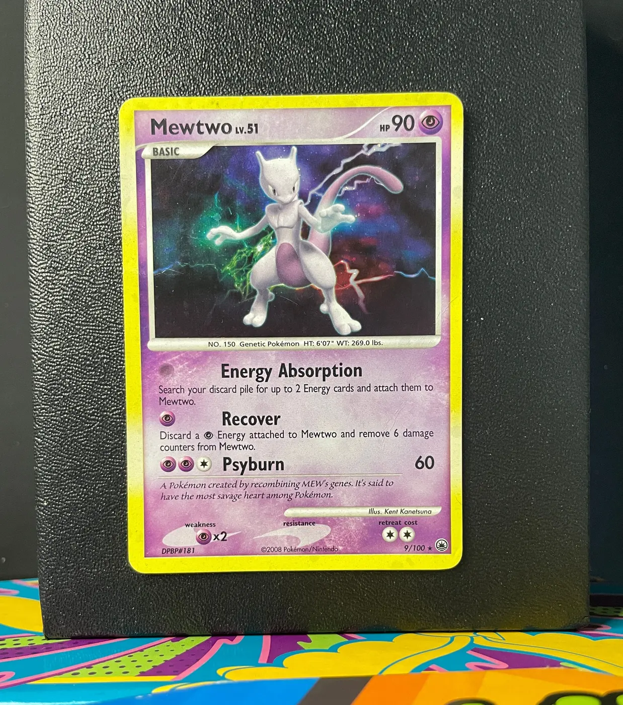 Mewtwo 9/100 - Frente