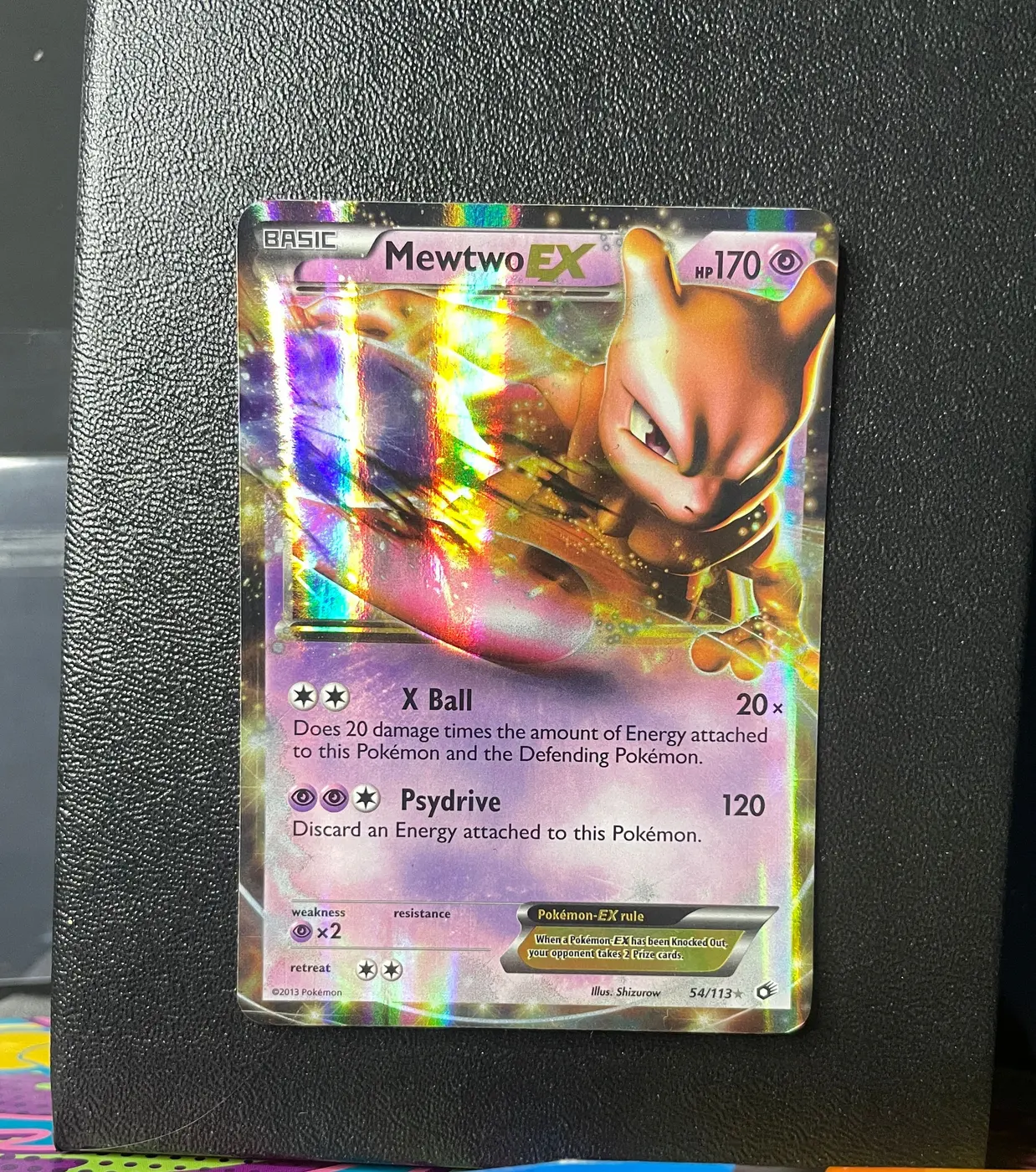 Mewtwo EX 54/113 - Frente