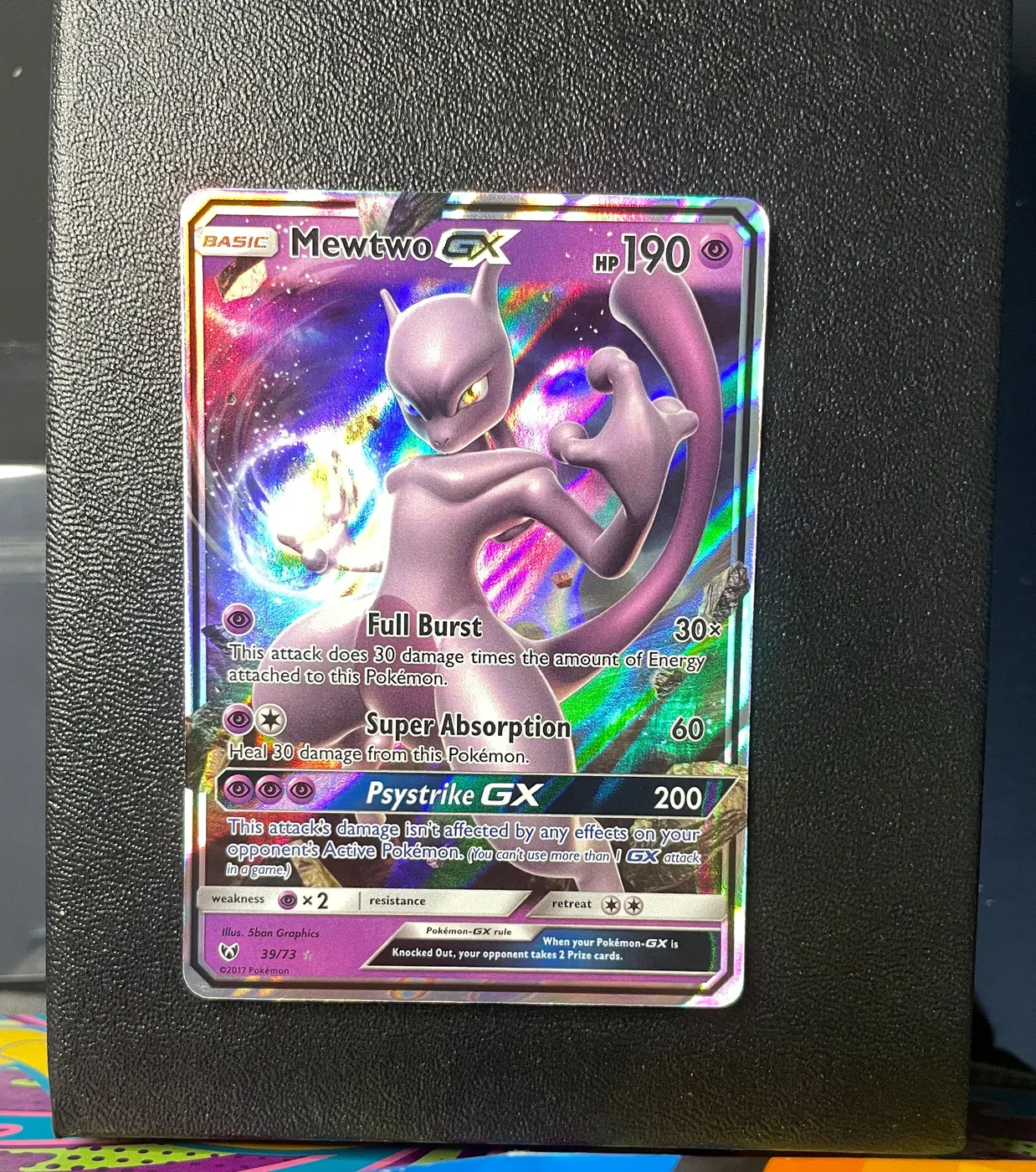 Mewtwo GX 39/73 - Frente