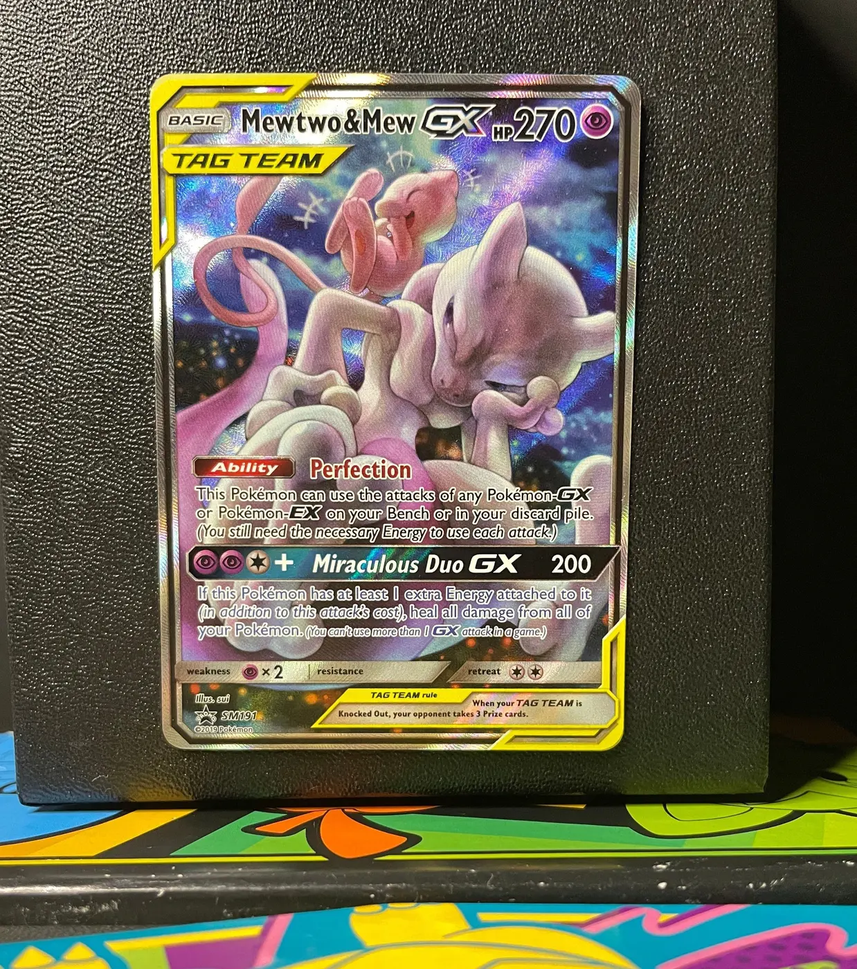 Mewtwo & Mew GX SM191 - Frente