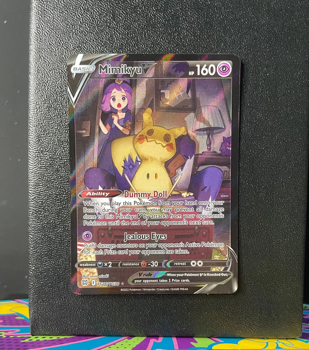 Mimikyu V TG16/TG30 - Frente