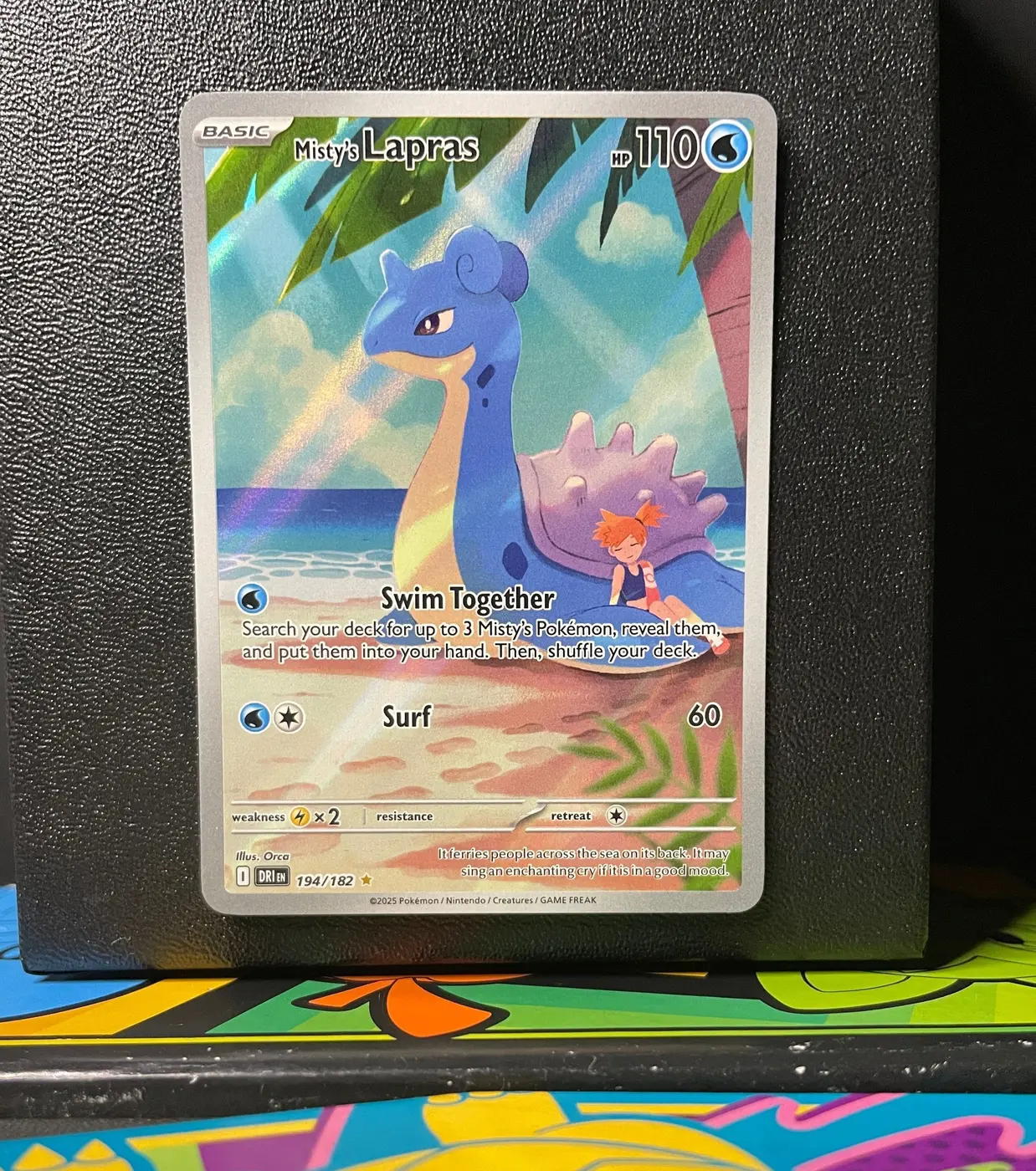 Misty's Lapras 194/182 - Frente
