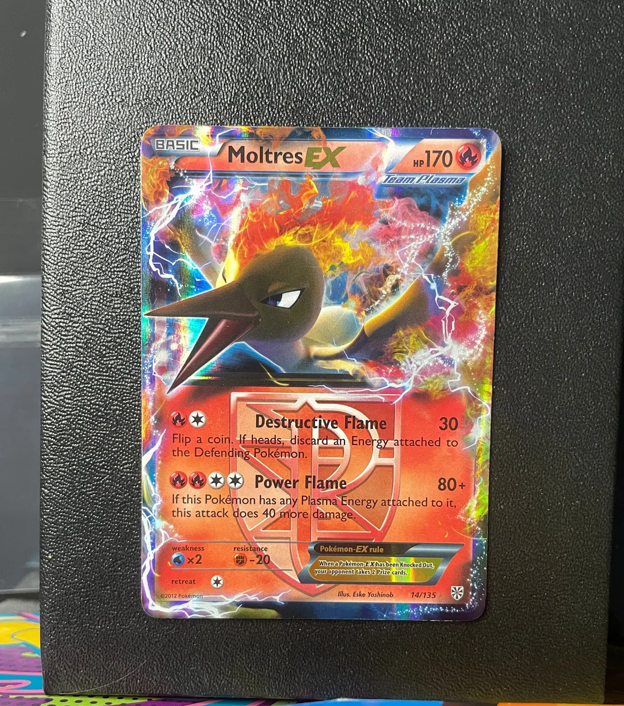 Moltres EX 14/135 - Frente