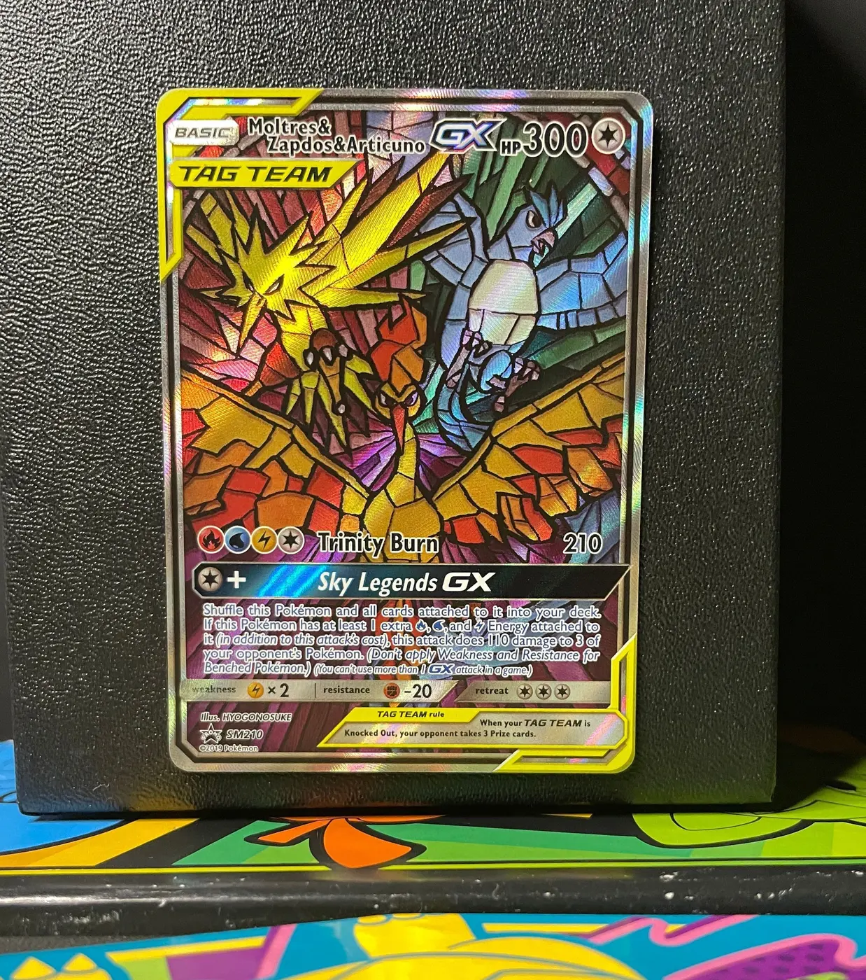 Moltres & Zapdos & Articuno GX SM210 - Frente