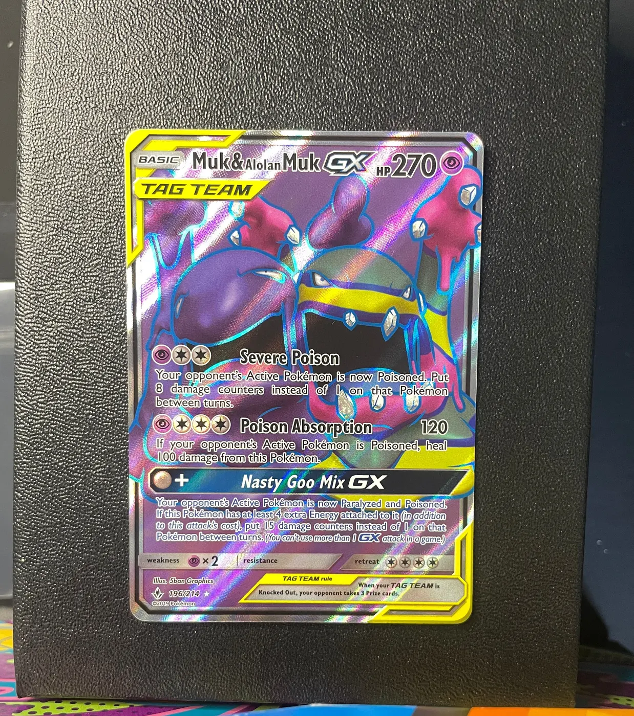 Muk & Alolan Muk GX 196/214 - Frente