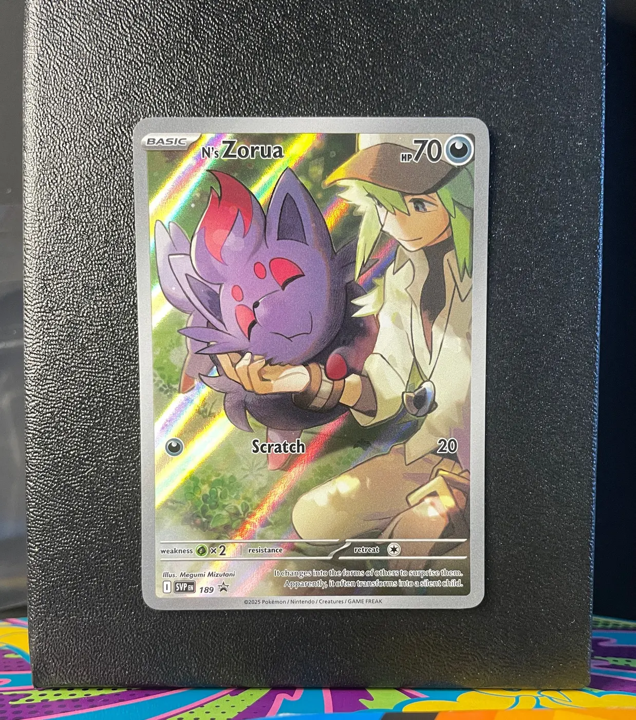 N's Zorua 189 - Frente